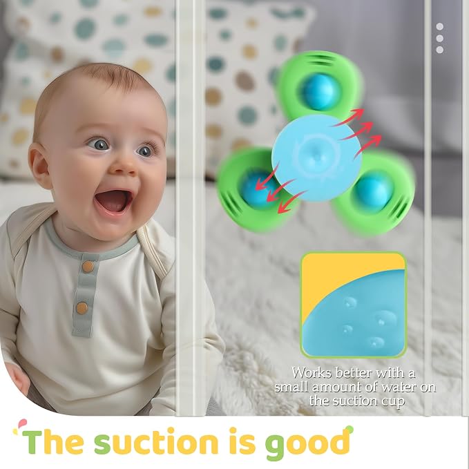 ALASOU 3PCS Suction Cup Spinner Toys - Image 8