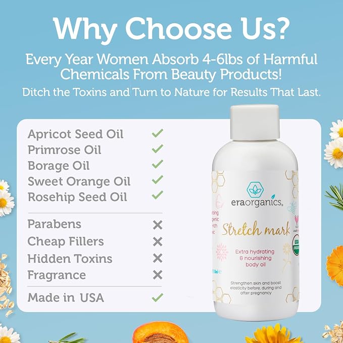 Era Organics Organic Stretch Mark Oil - Image 4