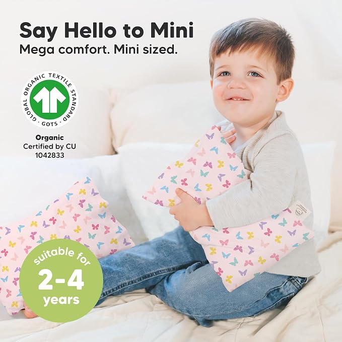 Mini Toddler Pillow with Pillowcase - Image 3