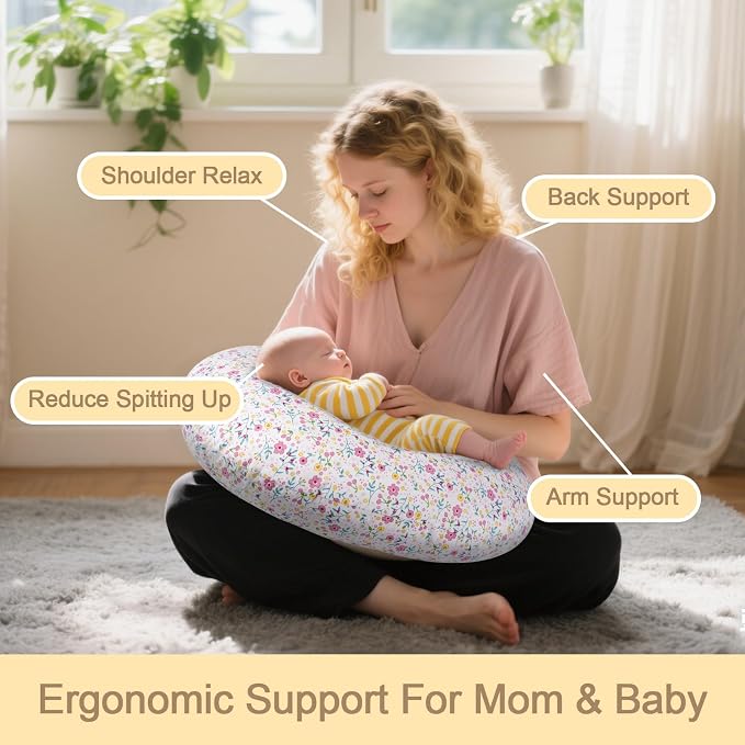 Baby Nursing Pillow for Breastfeeding, Adjustable Breast Feeding Pillow for - Image 3