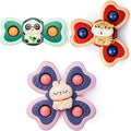 LiKee Strong Suction Cup Fidget Rotating Sensory Bath Toys by LiKee