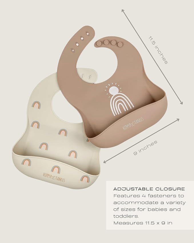 Hippypotamus Silicone Baby Bibs - Image 6