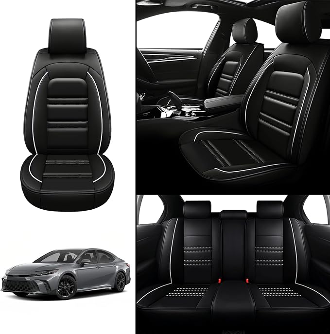 Seat Covers for Toyota Camry 2002-2025 | 5-Seats Leather Seat Covers - Image 2