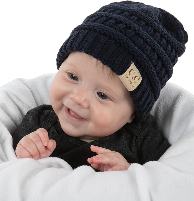 Funky Junque Baby Winter Hat – Cute Newborn Hats, Cozy Warm Infant Beanie by FunkyJunque