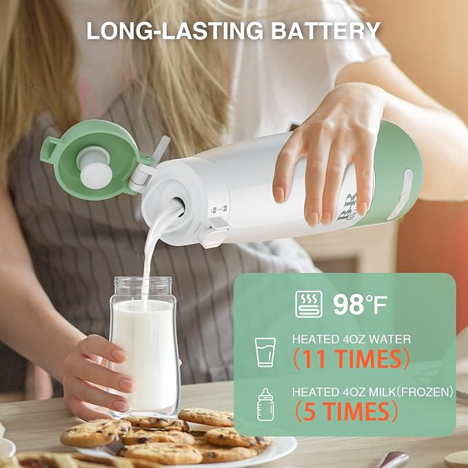Portable Milk Warmer for Travel – Dual Heating Modes for Breast Milk & Water - Image 3
