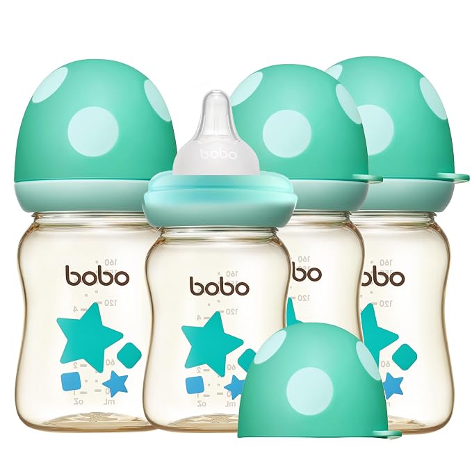YOHKOH PPSU Baby Bottle Wide Neck, Newborn Anti-Colic Baby Bottle by Home