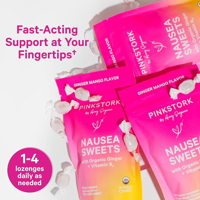Pink Stork Organic Ginger Raspberry Sweets - Image 6