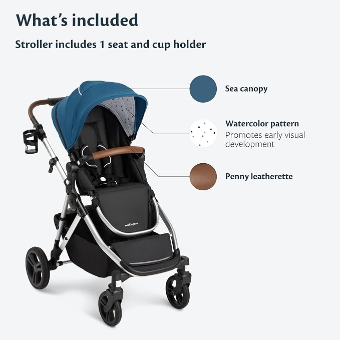 Mockingbird Single-to-Double Stroller 2.0 - Image 3