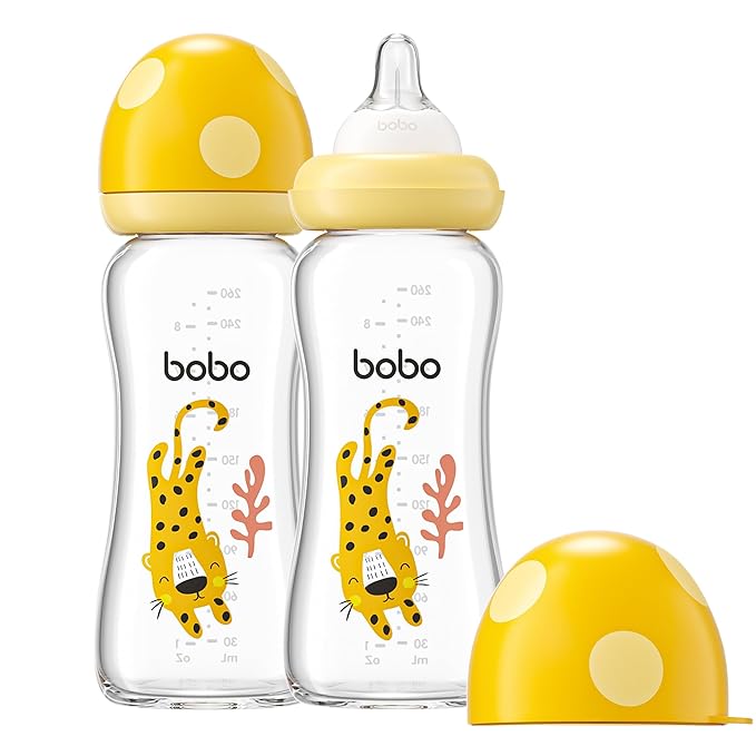 YOHKOH Natural Glass Baby Bottle by Home