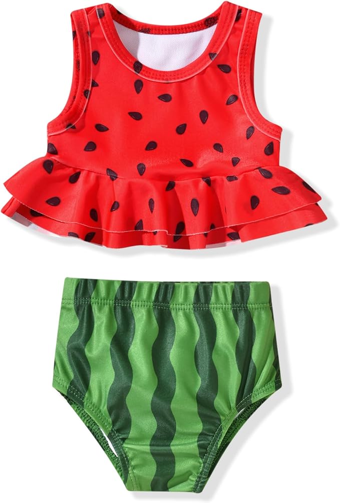 Aalizzwell Toddler Baby Girl Bathing Suit Two Piece Swimsuit Bikini Beach Wear by Aalizzwell