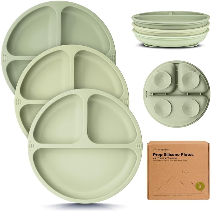 KeaBabies Suction Plates for Baby, Toddler by KeaBabies