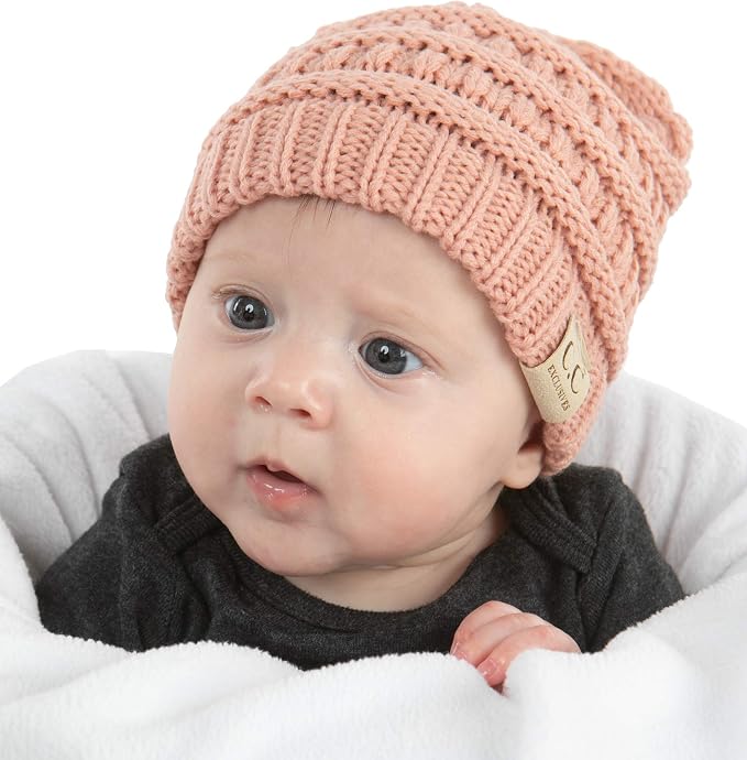 Funky Junque Baby Winter Hat – Cute Newborn Hats, Cozy Warm Infant Beanie by FunkyJunque