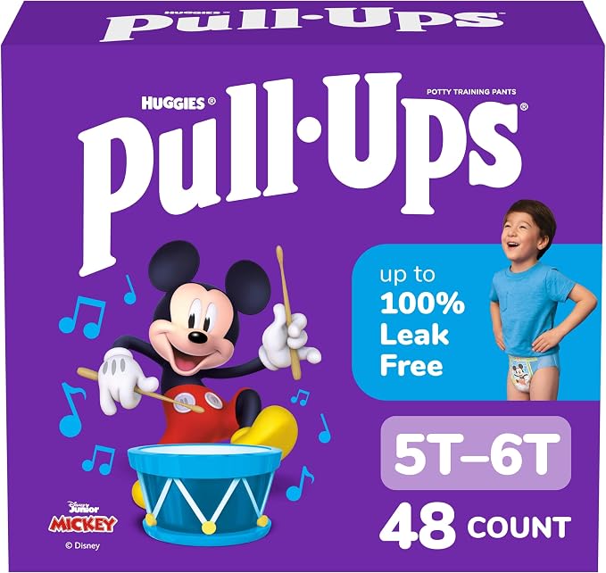 Pull-Ups Boys' Potty Training Pants, Size 5T-6T Training Underwear by Pull-Ups