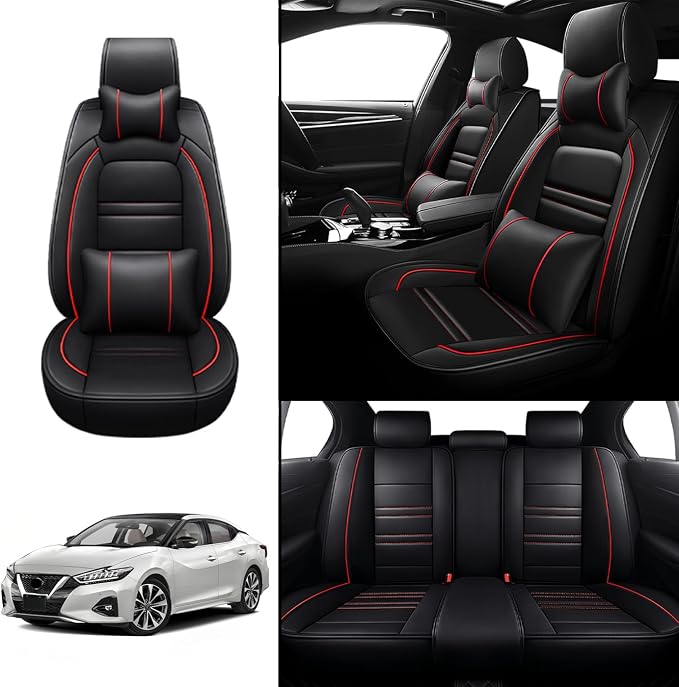 Car Seat Covers for Nissan Car Maxima 1999-2023 | 5-Seats Seat Covers, - Image 2