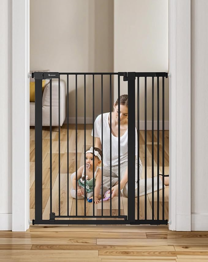 COMOMY 42" Extra Tall Baby Gate by COMOMY