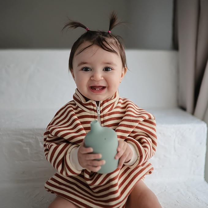 mushie 100% Silicone Baby Sippy Cup | 6 Months+ - Image 3