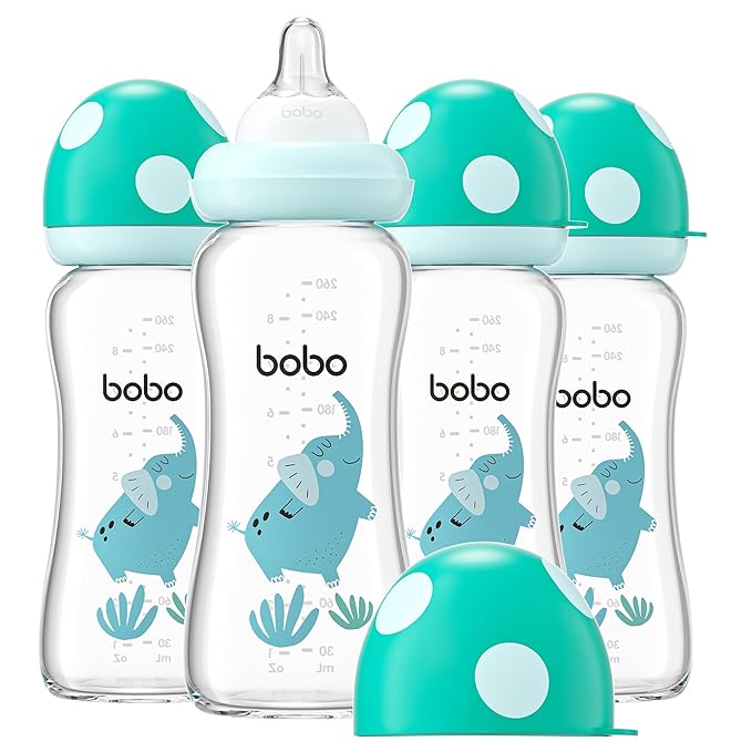 YOHKOH Natural Glass Baby Bottle by Home