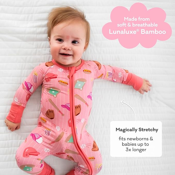 Little Sleepies Pajamas for Baby Boys & Girls, Viscose from Bamboo Baby Pajamas - Image 3