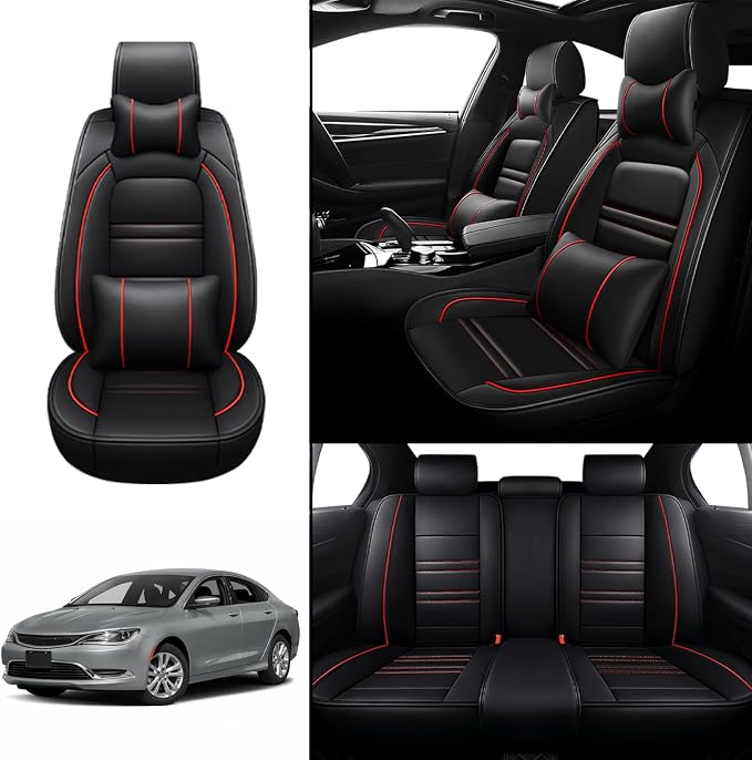 Car Seat Covers for Chrysler Car 200 2011-2017 | 5-Seats Seat Covers, - Image 2