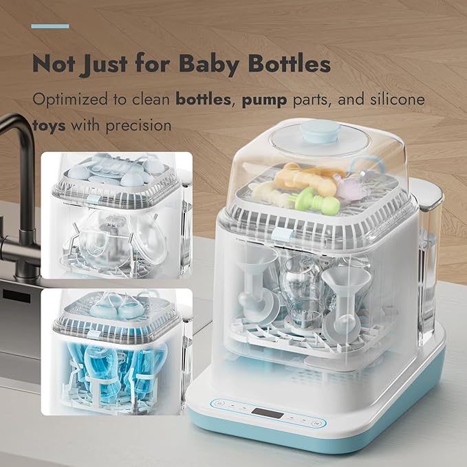 Papablic Bottle Washer Pro, Bottle Washer & Sterilizer & Dryer, 4-in-1 Bottle - Image 6