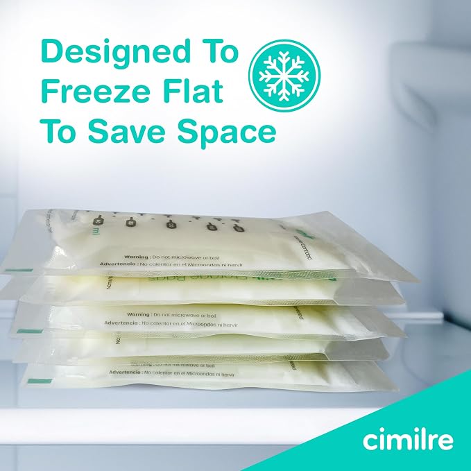 Cimilre S7 Dual Pro Rechargeable Breast Pump & Breast Milk Storage Bags Bundle - Image 9