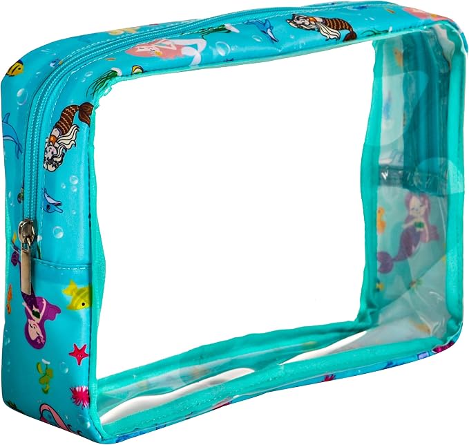 TSA Approved 5-Piece Diaper Bag Organizer Pouch Set Clear Waterproof TPU Kids - Image 9