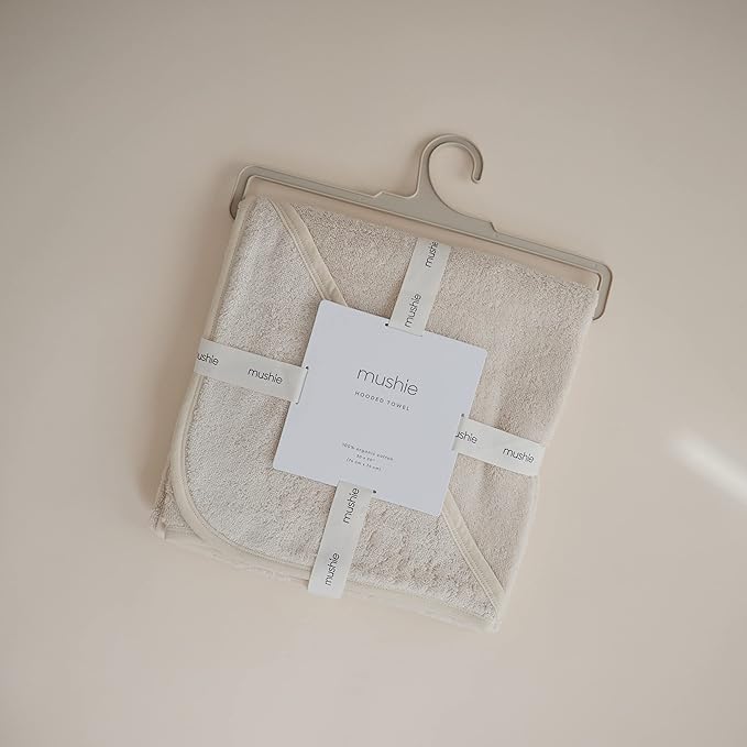 mushie Baby Hooded Towel | Organic Cotton - Image 3