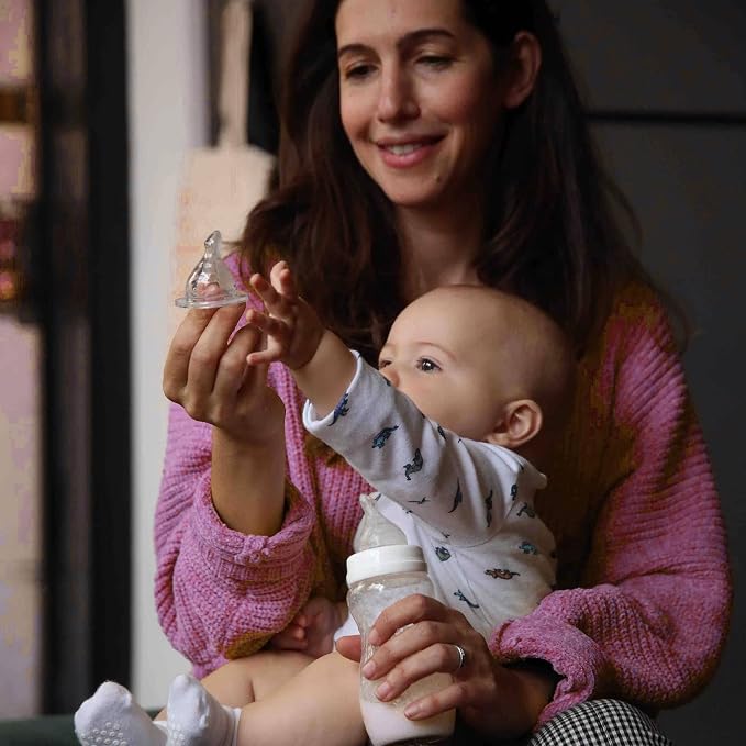 Minbie 9 - Months + Breastfeeding Baby Bottle - Anti Colic & Reflux, PPSU BPA - Image 2