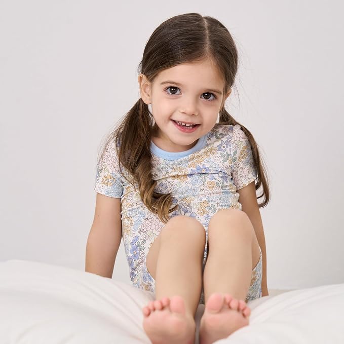 pureborn Baby Toddler Kids Viscose from Bamboo Pajamas Set Pjs 2pcs 18M-8Y - Image 3