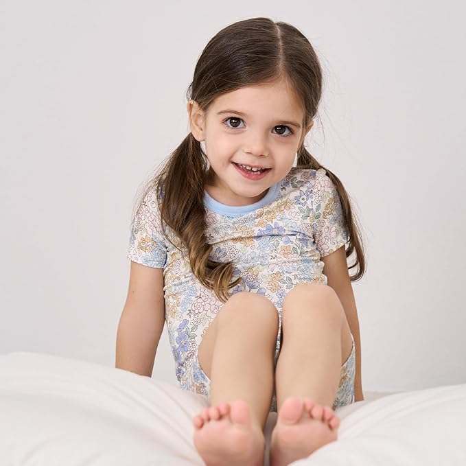 pureborn Baby Toddler Kids Viscose from Bamboo Pajamas Set Pjs 2pcs 18M-8Y - Image 3