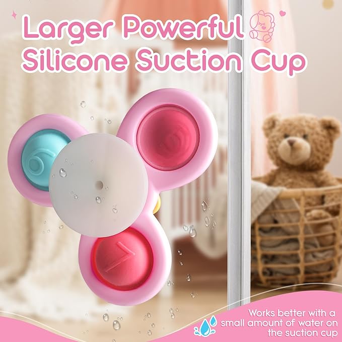 ALASOU 3PCS Pop Suction Cup Spinner Toys - Image 3