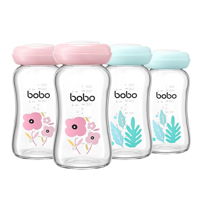 YOHKOH Glass Breast Milk Storage Bottles by Home
