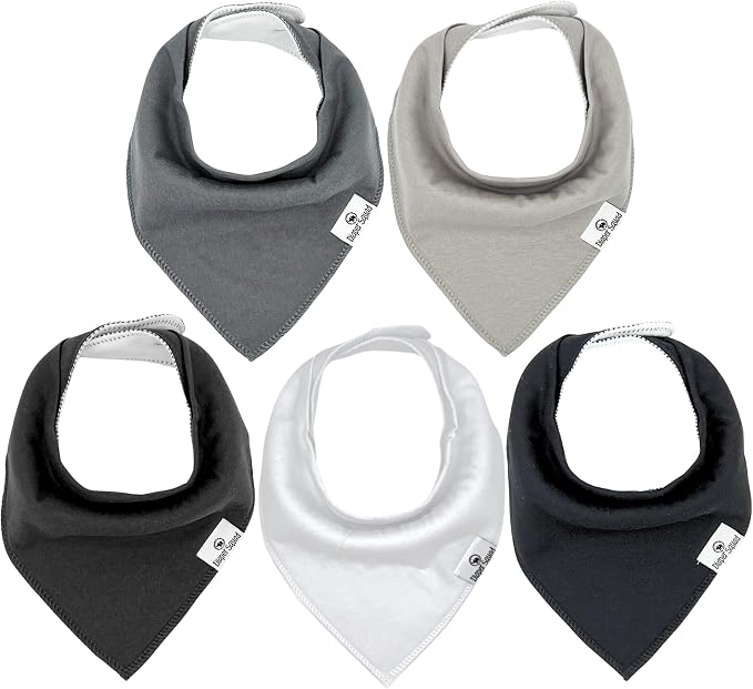 DiaperSquad's Baby Bibs for Drooling and Teething, Bibs for Boys, Baby Girl by DiaperSquad