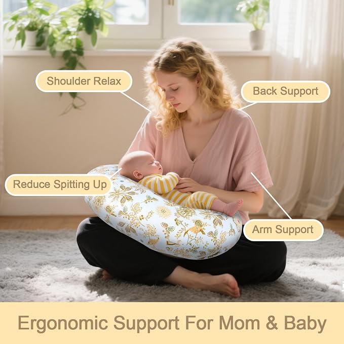 Baby Nursing Pillow for Breastfeeding, Adjustable Breast Feeding Pillow for - Image 5