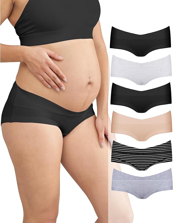 Intimate Portal Maternity Underwear Cotton Pregnancy Postpartum Panties Under by IntimatePortal