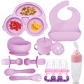 Silicone Baby Feeding Set, Miicasa Baby Led Weaning Supplies Kit by MIICASA