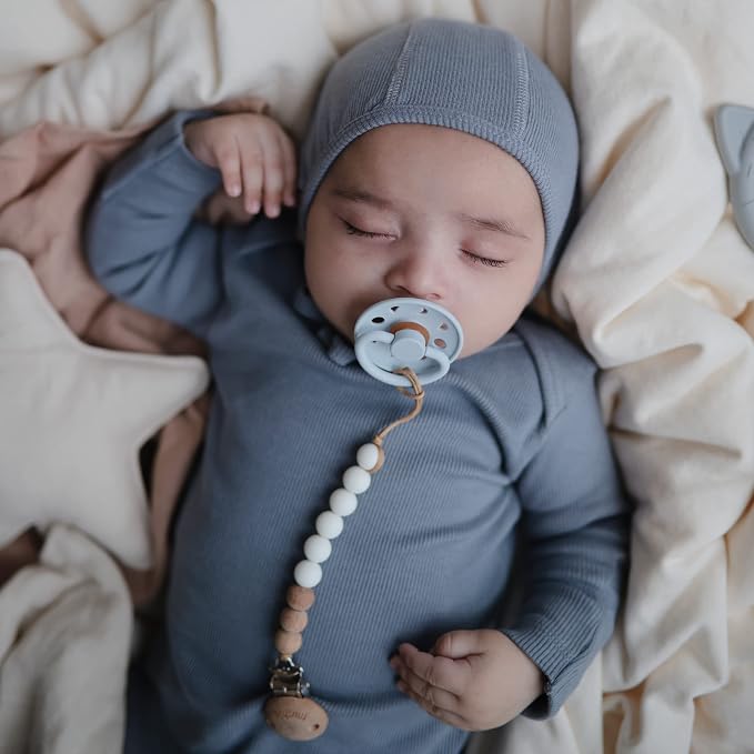 mushie 100% Silicone Baby Pacifier Clip BPA Free | Eva - Image 3