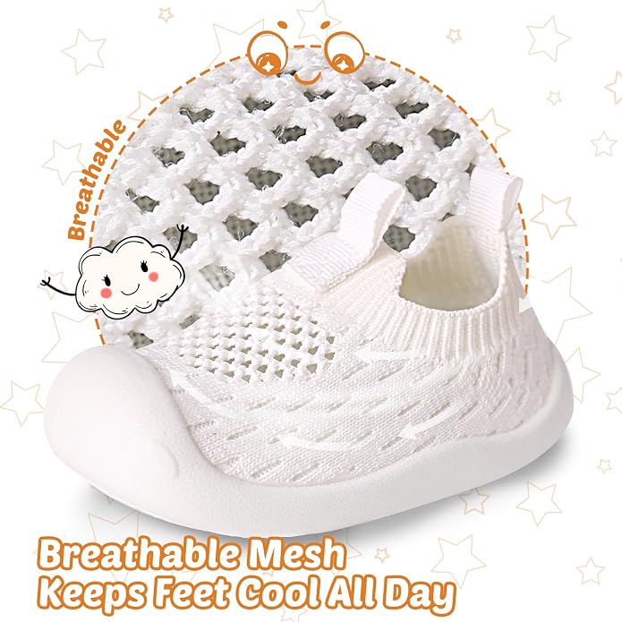 Baby Walking Shoes Toddler Girl Boy Soft Sole Breathable Cotton Canvas Shoes - Image 5