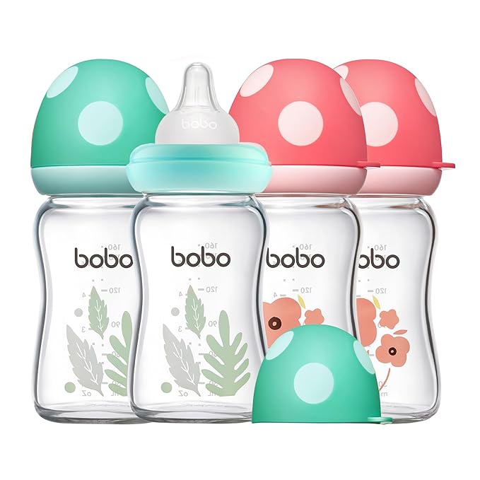 YOHKOH Natural Glass Baby Bottle by Home