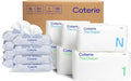 Coterie Baby Wipes + Diapers Kit, Size 1 & Size Newborn Diapers, 8 Pack Baby by Coterie