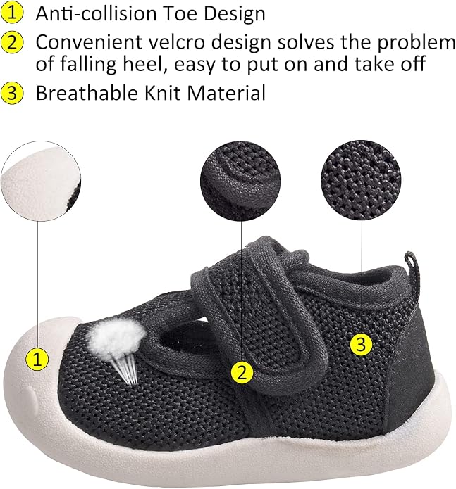 Baby First-Walking Shoes 1-4 Years Kid Shoes Trainers Toddler Infant Boys Girls - Image 2