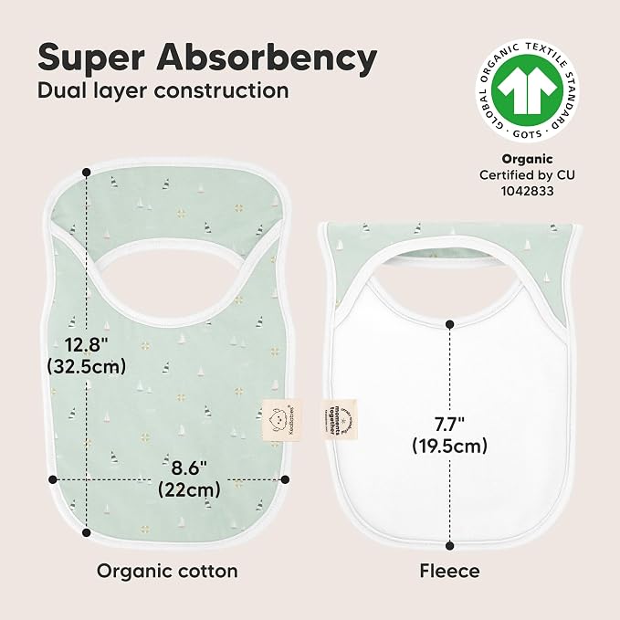 8-Pack Baby Bibs for Boys, Girls - Image 3