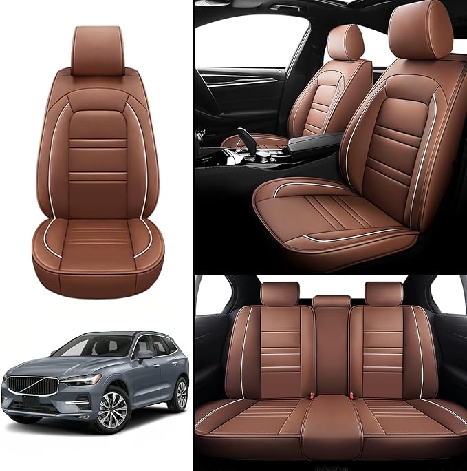 Seat Covers for Volvo Car xc60 2010-2025 | 5-Seats Leather Seat Covers - Image 2
