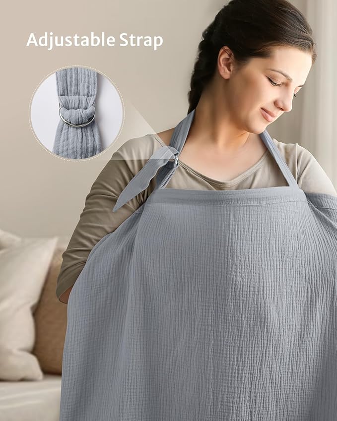 Blissful Diary Muslin Nursing Cover - Image 6