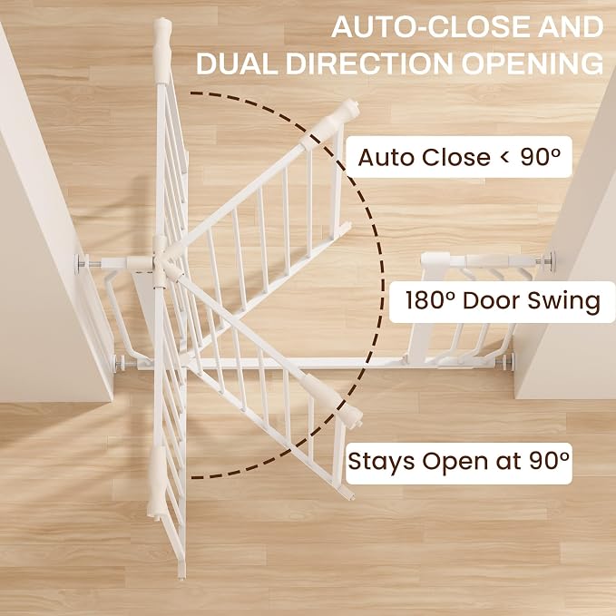 ELEVON Baby Gate for Stairs Doorways, Safety Pet Gate - Image 3