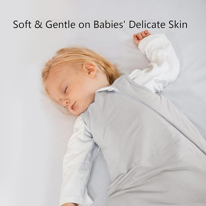 BubblePanda Rayon Made from Bamboo Sleep Sack 2t-3t 0.5 Tog Soft Lightweight - Image 4