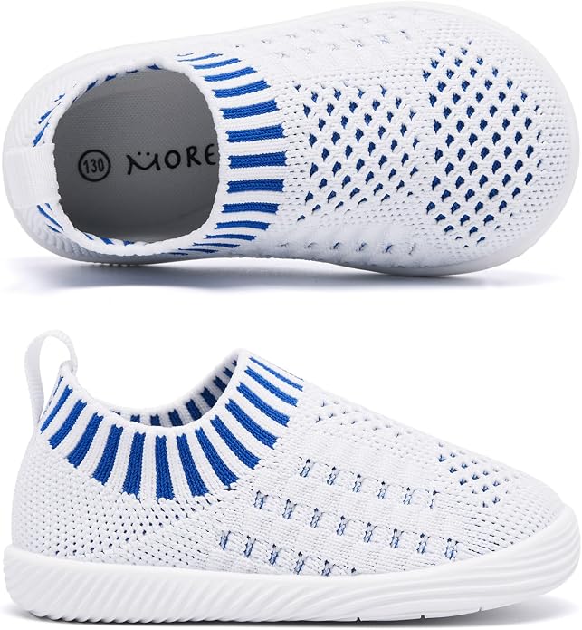 MORENDL Baby Toddler Walking Socks Non-Slip Breathable Unisex Casual Sneakers - Image 4