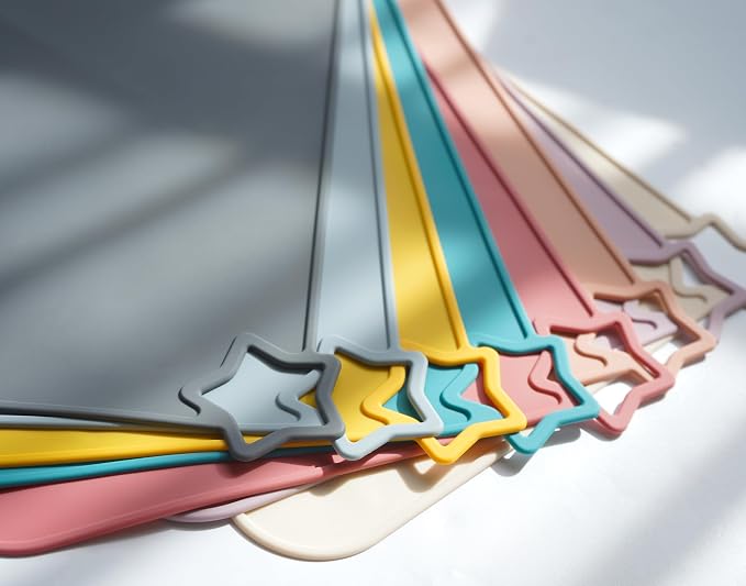 Moonkie Silicone Placemats for Baby & Kid, Stain-Proof Non-Slip Toddler Food - Image 8