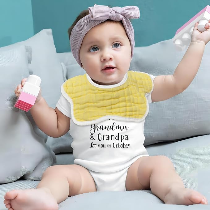 Baby Bibs Muslin Drool Teething Drooling Bibs - Image 5