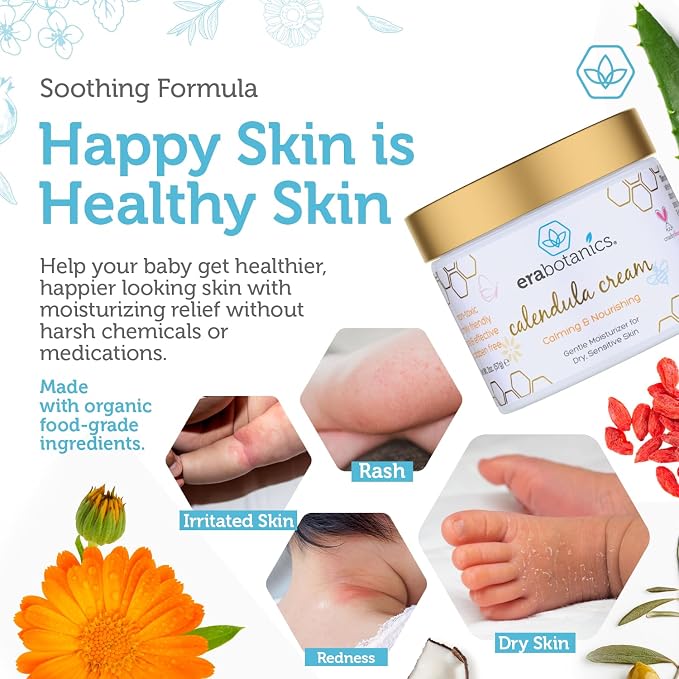 Era Organics Calendula Cream for Babies - Image 3
